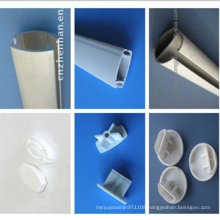 roller blind parts-bottom rail with plastic end cap,curtain track,curtain rods,curtain accessory